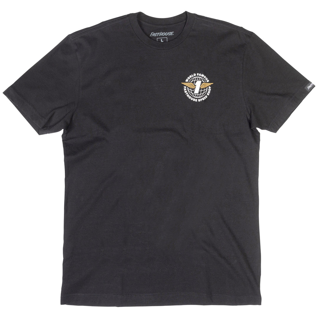 Fasthouse Renown SS Tee Black - Front View