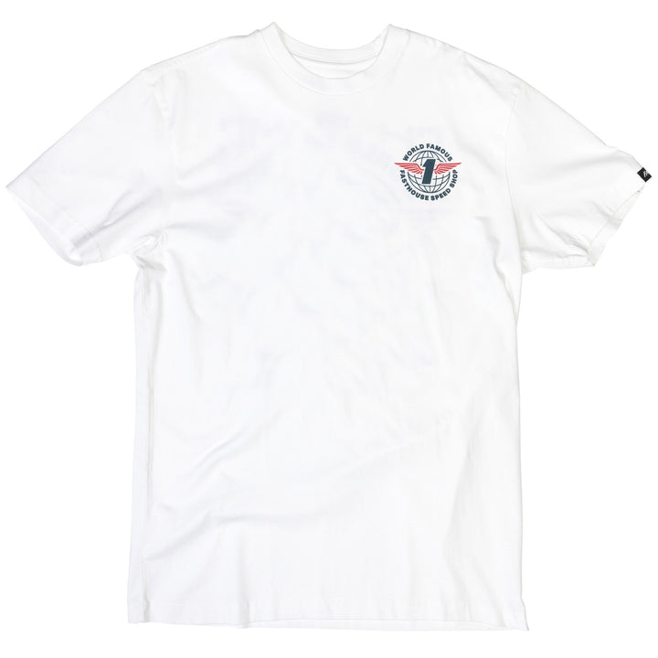 Fasthouse Renown SS Tee White - Front View
