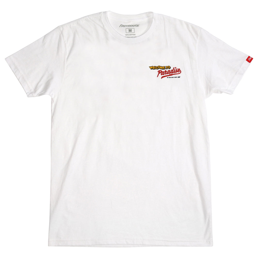 Fasthouse Resort Paradise Tee White - Front View
