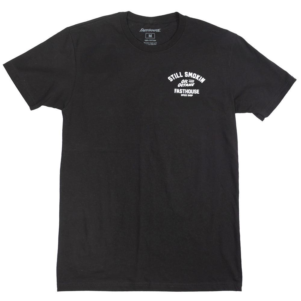Fasthouse Resort Smoke & Octane Tee Black - Front View