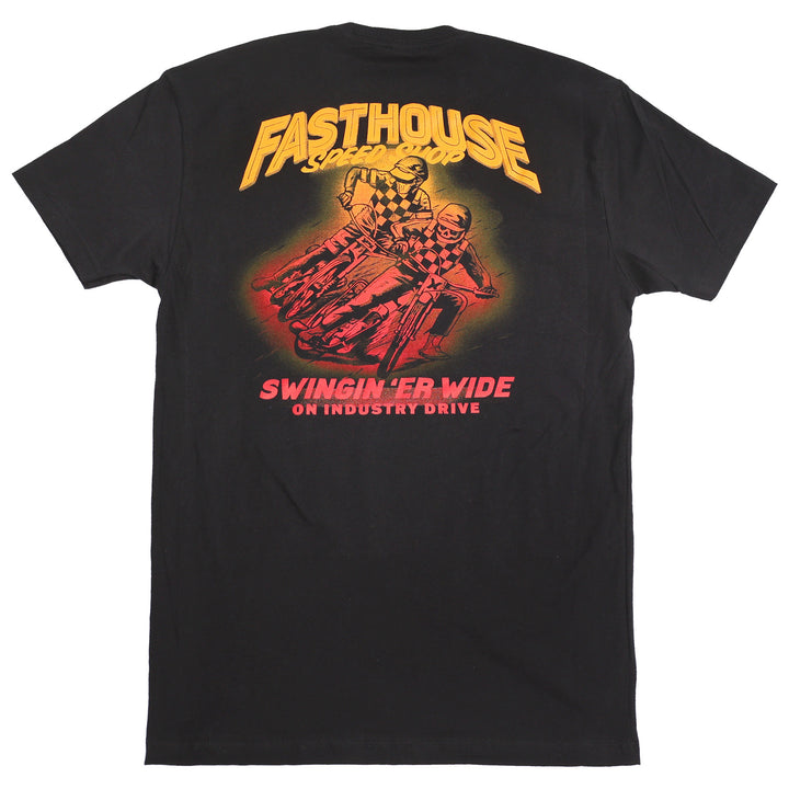 Fasthouse Resort Tracker Tee Black - Rear View