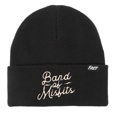 Fasthouse Revival Beanie Black - Front View