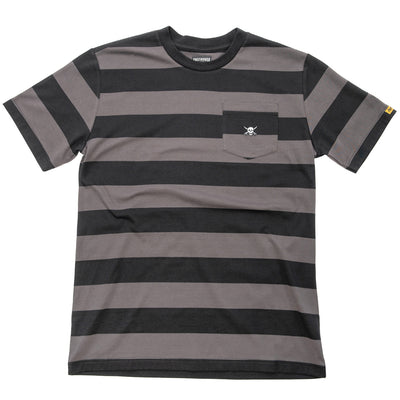 Fasthouse Rufus Yarn Dye SS Tee Black - Front View