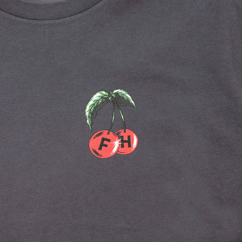 Fasthouse Ripe One SS Tee Black - Close-Up of Graphic on Front