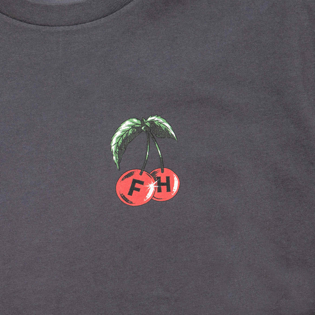 Fasthouse Ripe One SS Tee Black - Close-Up of Graphic on Front