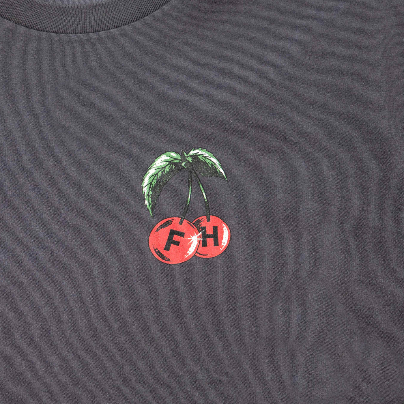 Fasthouse Ripe One SS Tee Black - Close-Up of Graphic on Front
