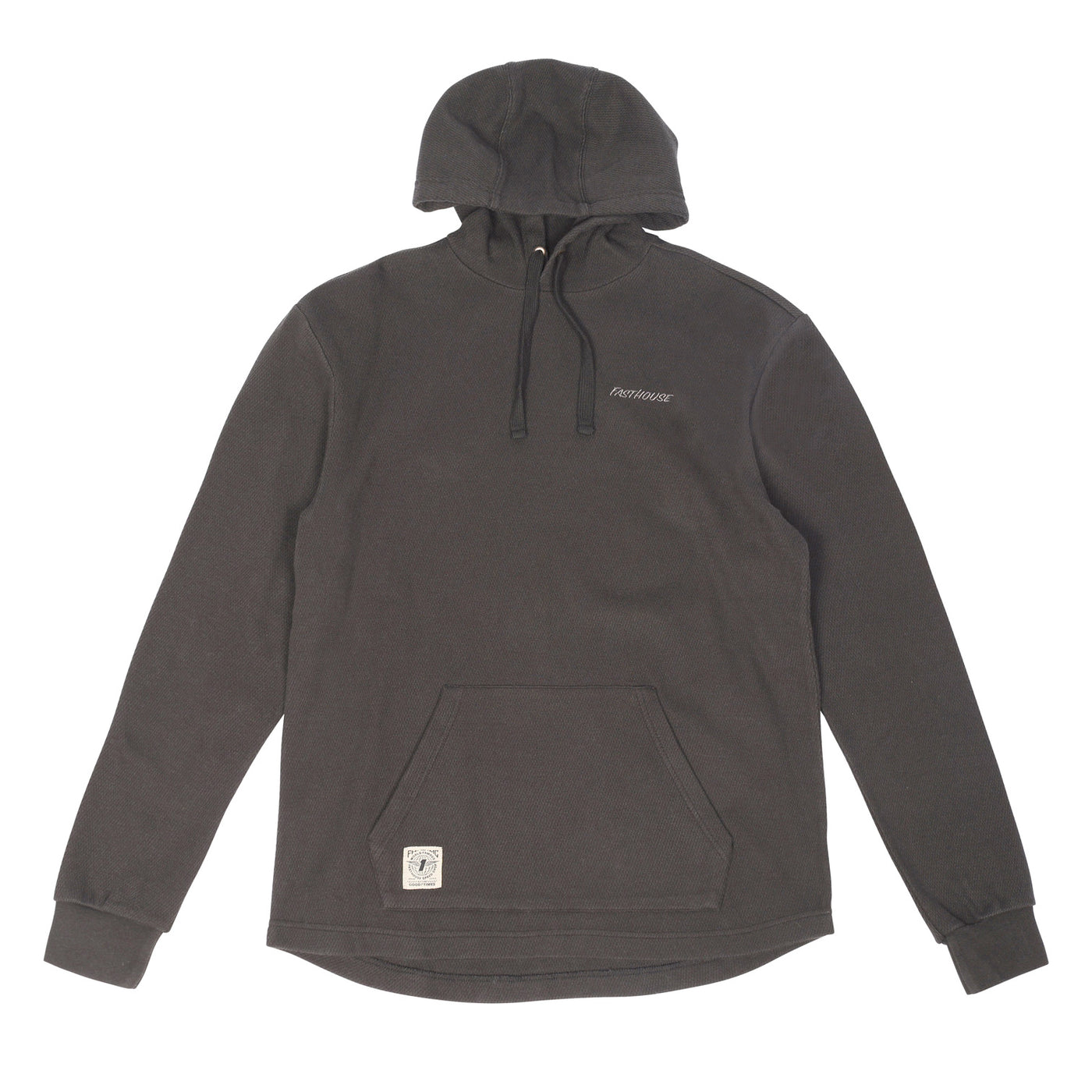 Fasthouse Robin Hooded Thermal Black - Front View