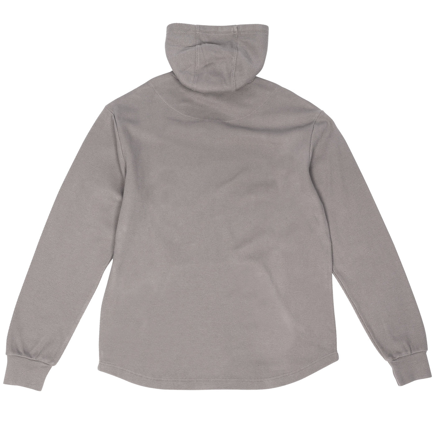 Fasthouse Robin Hooded Thermal Cloud Gray - Rear View