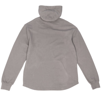 Fasthouse Robin Hooded Thermal Cloud Gray - Rear View