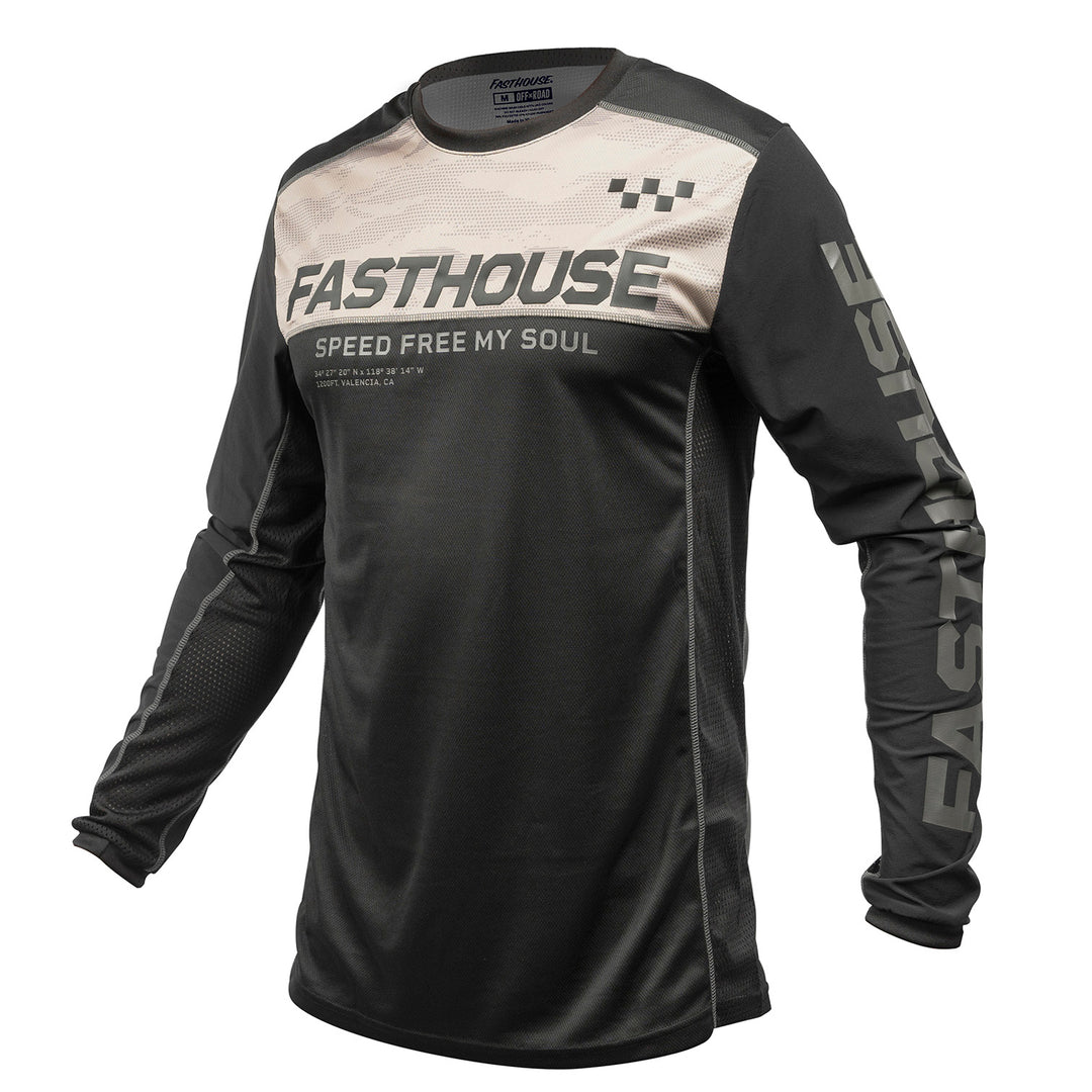 Fasthouse Off-Road Sand Cat Jersey Seneca/Black - Front View