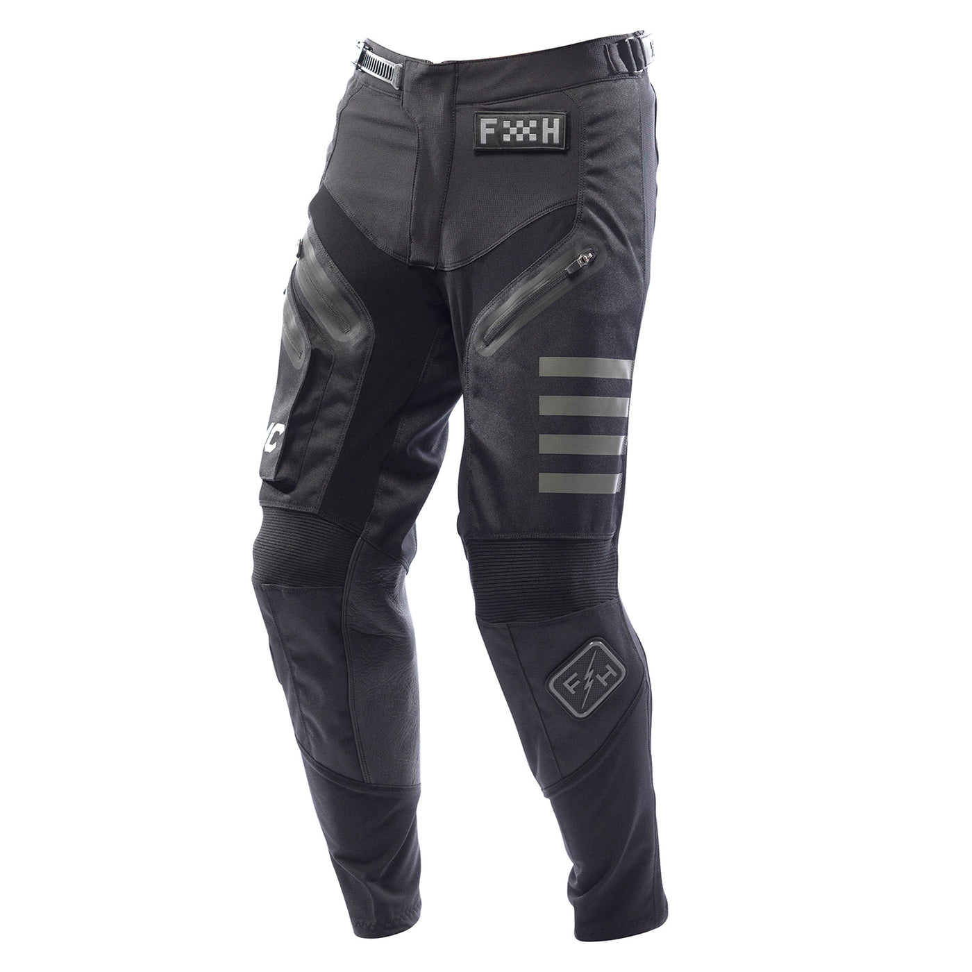 Fasthouse Off-Road Sand Cat Pant Black/Black - Front Left Side View