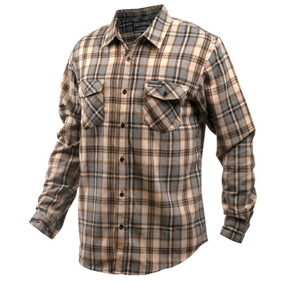 Fasthouse Saturday Night Special Flannel Beige - Front View