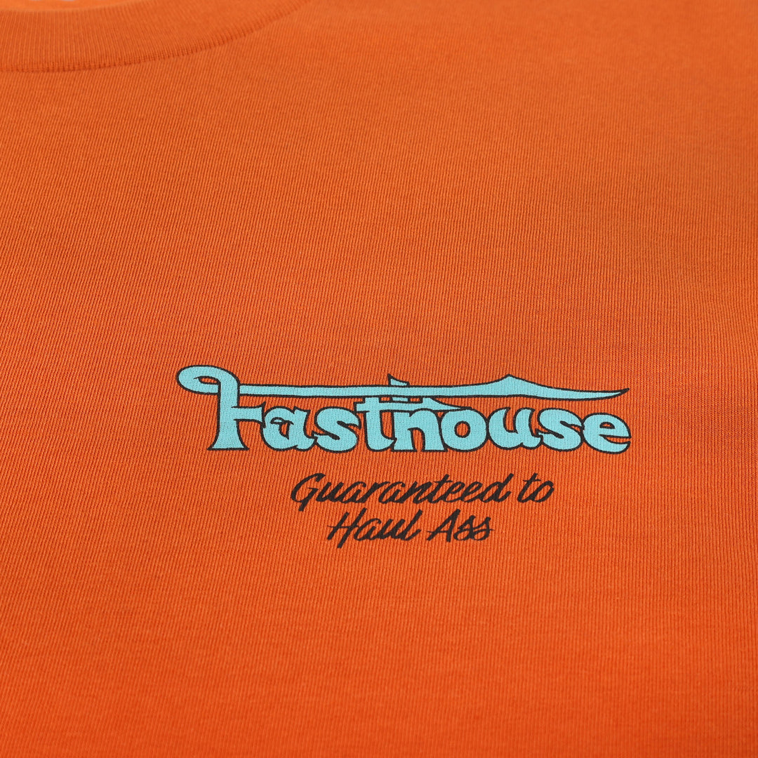 Fasthouse Savanna SS Tee Rust - Close-Up of Graphic on Front