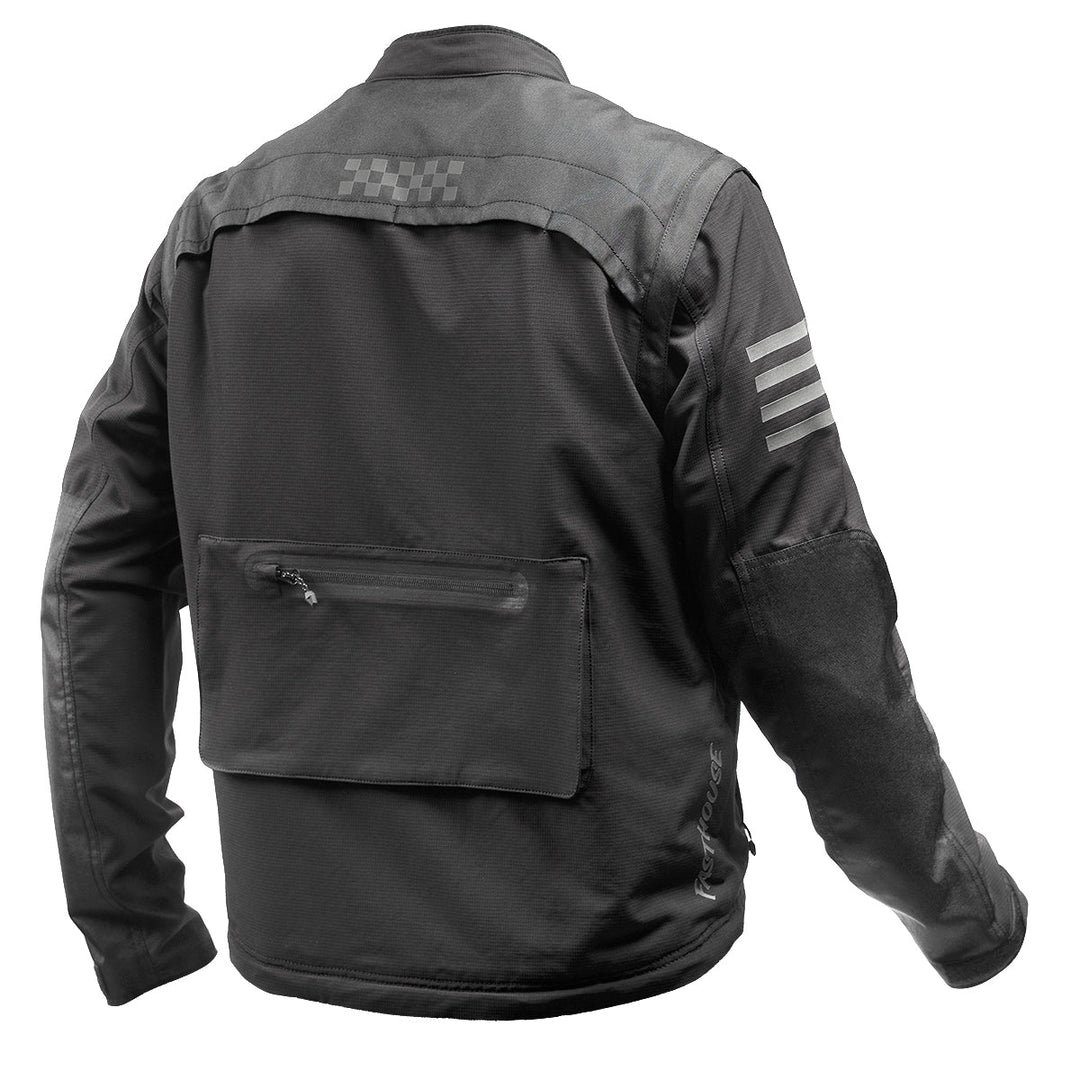 Fasthouse Off-Road Seeker Jacket Black - Rear View