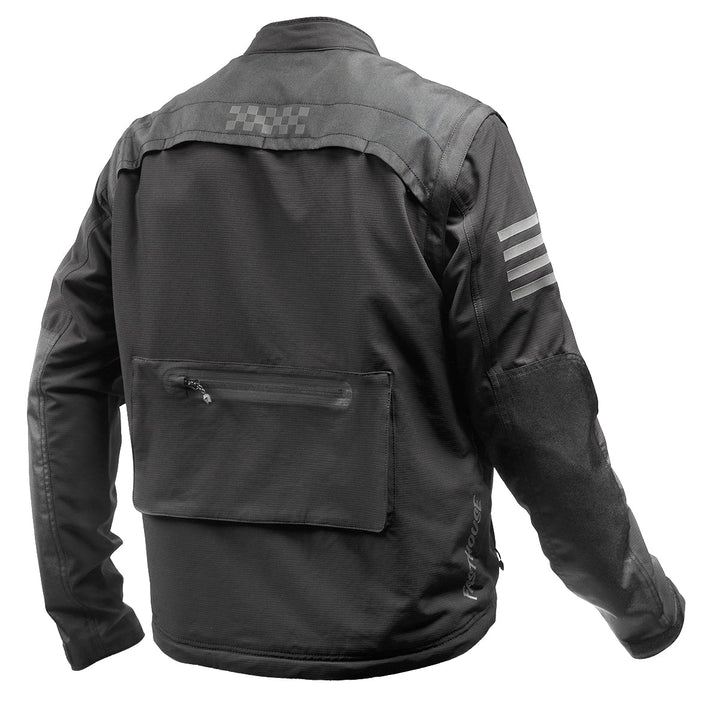 Fasthouse Off-Road Seeker Jacket Black - Rear View