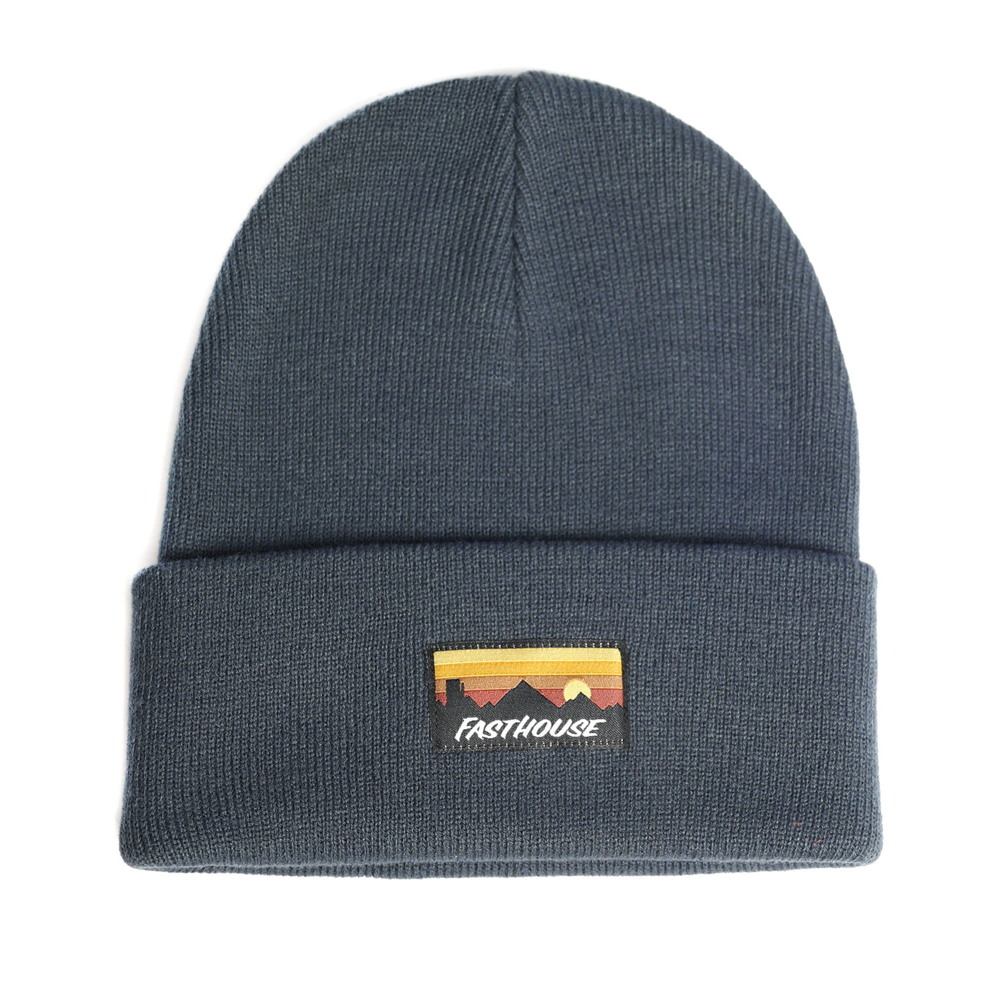 Fasthouse Silhouette Beanie Midnight Navy - Front View