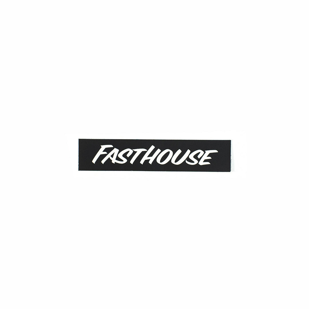 Fasthouse Small Logo Sticker Black - Flat View
