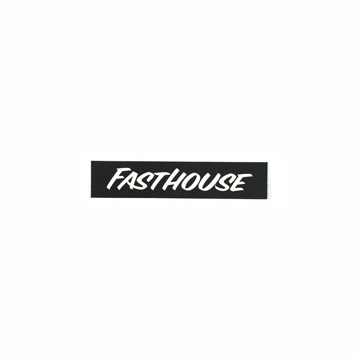 Fasthouse Small Logo Sticker Black - Flat View