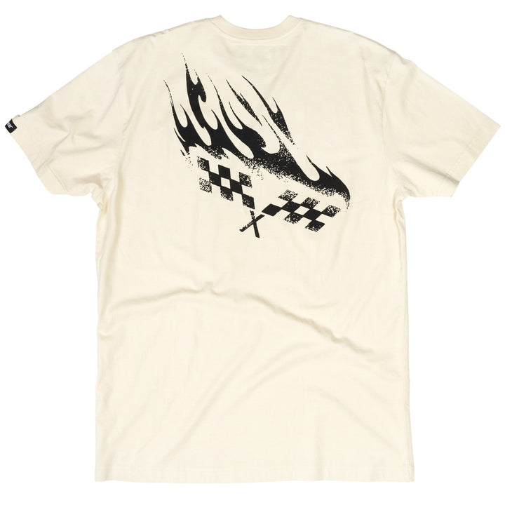 Fasthouse Sound Check SS Tee Natural - Rear View