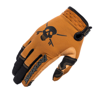 Fasthouse Sanguaro Bennet Gloves Camel - Back of Right Hand View