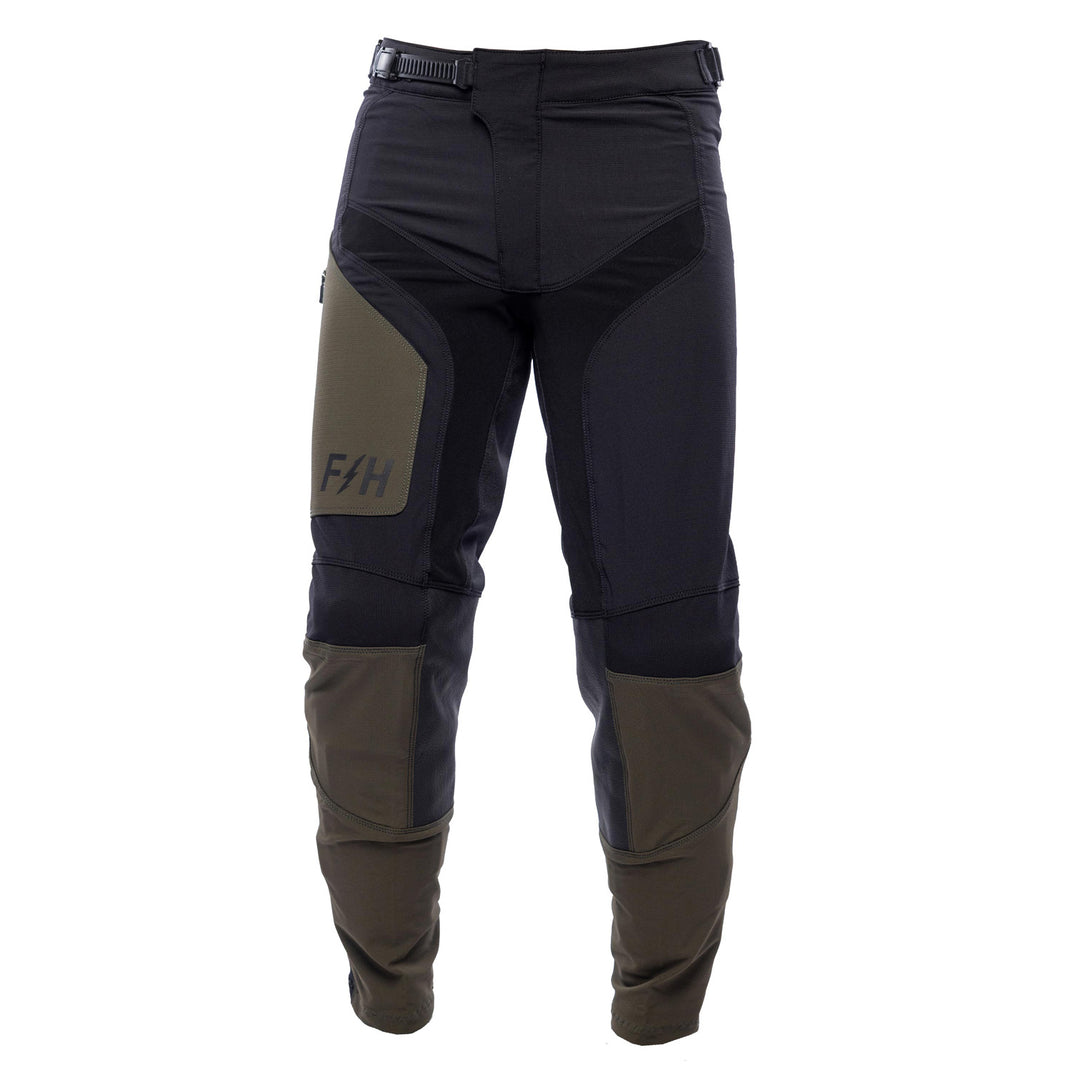 Fasthouse Sanguaro Cargo Pants Black - Front View