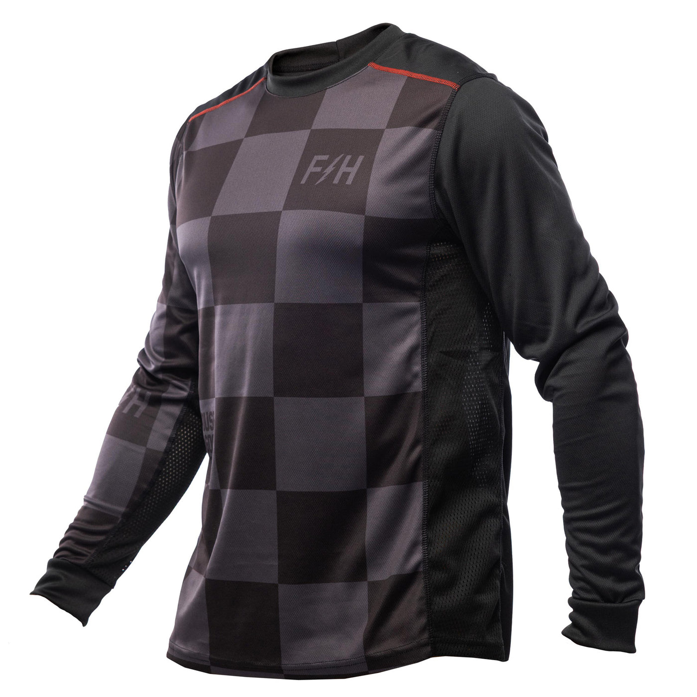 Fasthouse Sanguaro Gibson Jersey Black/Charcoal - Front View