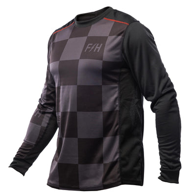 Fasthouse Sanguaro Gibson Jersey Black/Charcoal - Front View