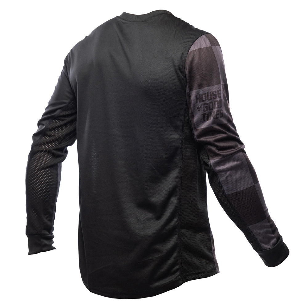Fasthouse Sanguaro Gibson Jersey Black/Charcoal - Rear View
