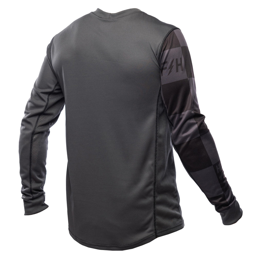 Fasthouse Sanguaro Tasker Jersey Charcoal - Rear View