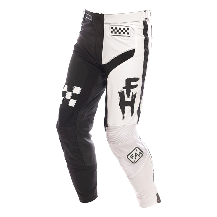 Fasthouse Speed Style Jester Pant Black/White - Front Left Side View
