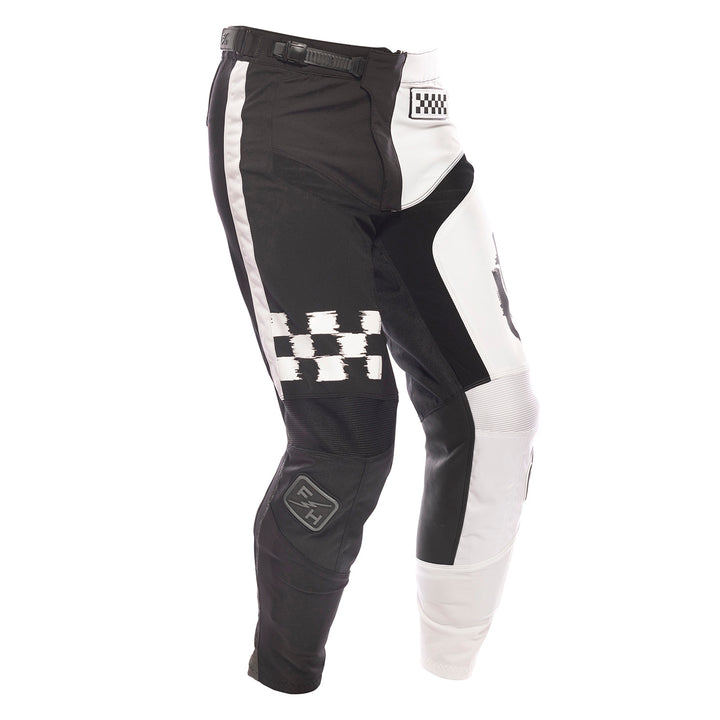 Fasthouse Speed Style Jester Pant Black/White - Front Right Side View