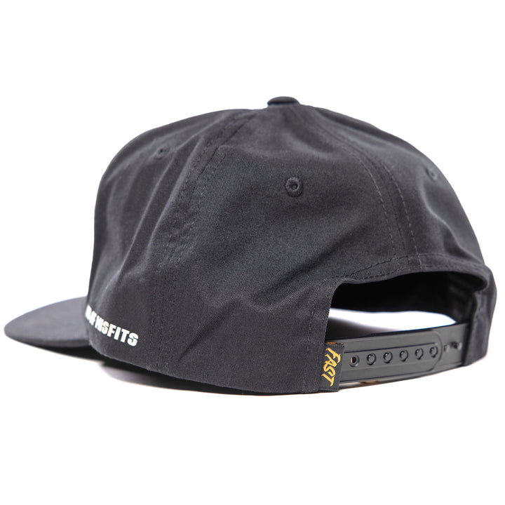 Fasthouse Spanner Hat Black - Rear Side View