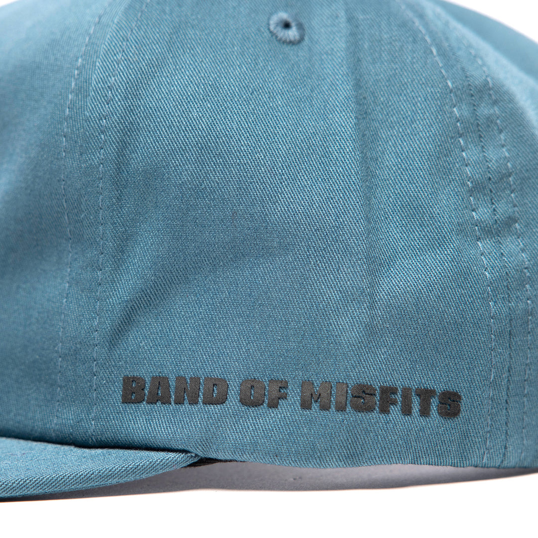 Fasthouse Spanner Hat Indigo - Close-Up of Side Graphic