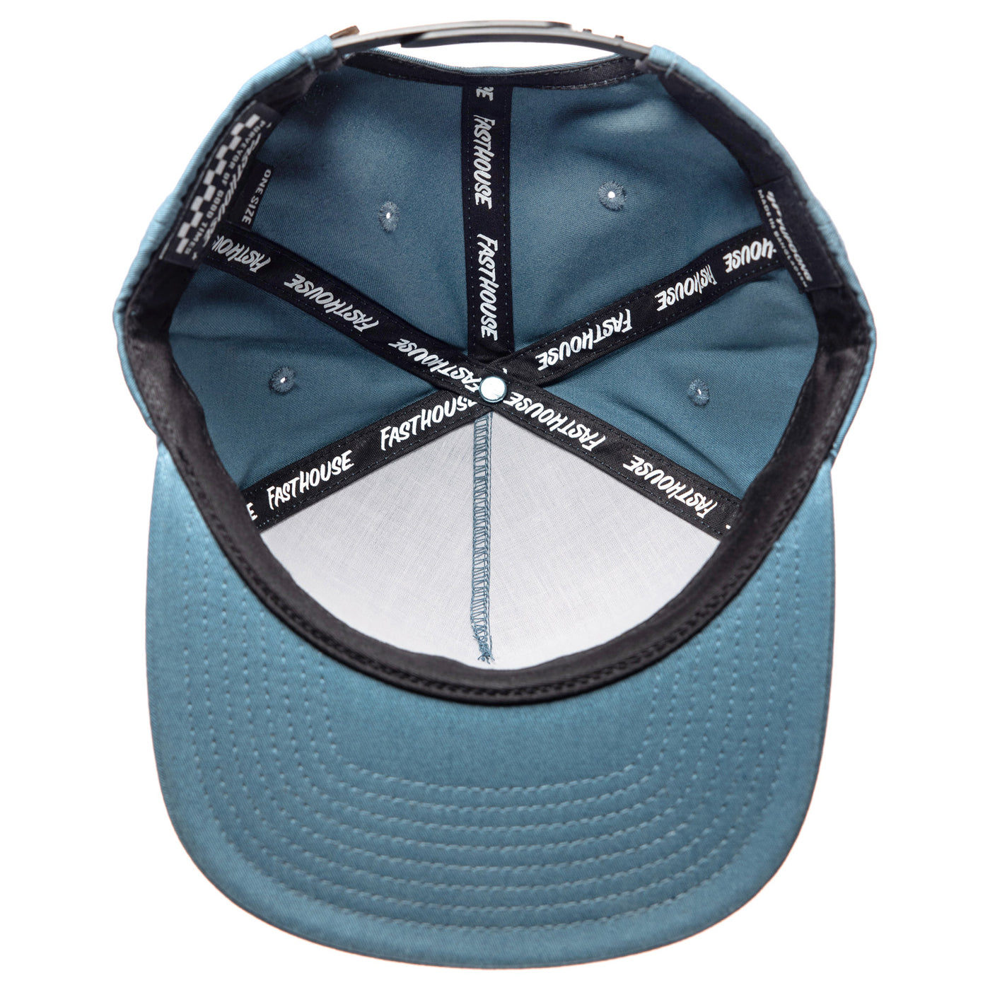 Fasthouse Spanner Hat Indigo - Bottom Up View