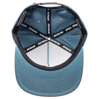 Fasthouse Spanner Hat Indigo - Bottom Up View