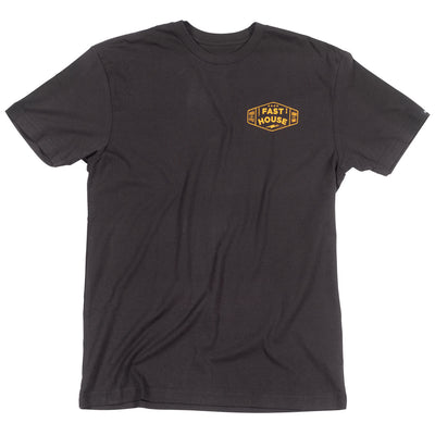 Fasthouse Station Tee Black - Front View