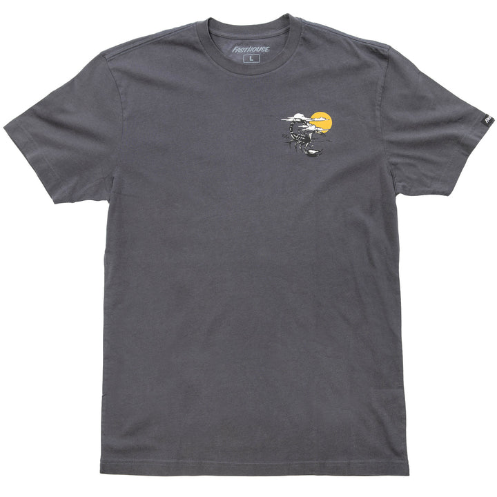 Fasthouse Stinger SS Tee Graphite Black - Front View