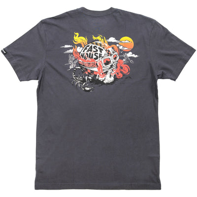 Fasthouse Stinger SS Tee Graphite Black - Rear View