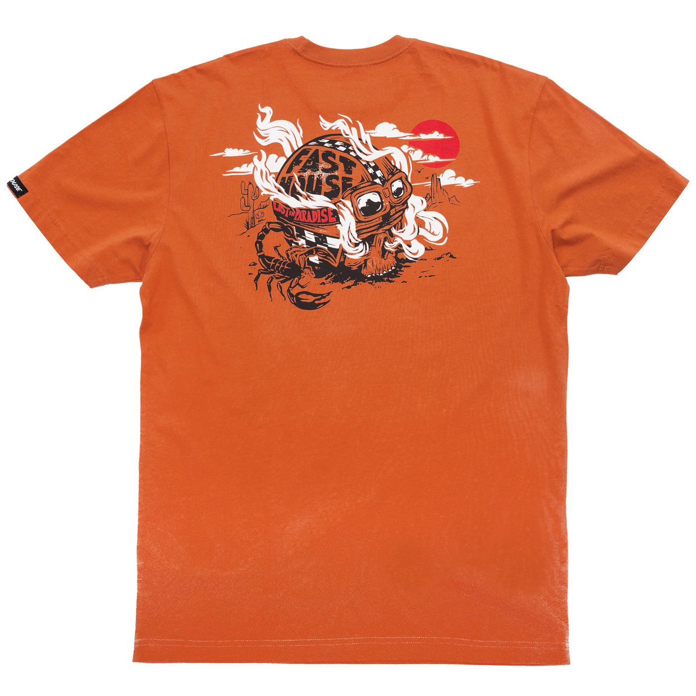 Fasthouse Stinger SS Tee Rust - Rear View