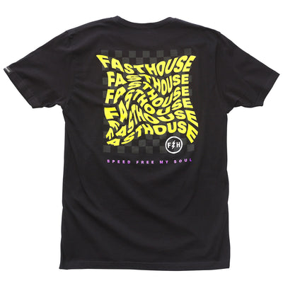 Fasthouse Stray Tee Black - Rear View