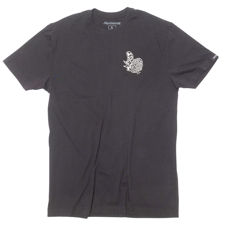 Fasthouse Satisfaction SS Tee Black - Front View