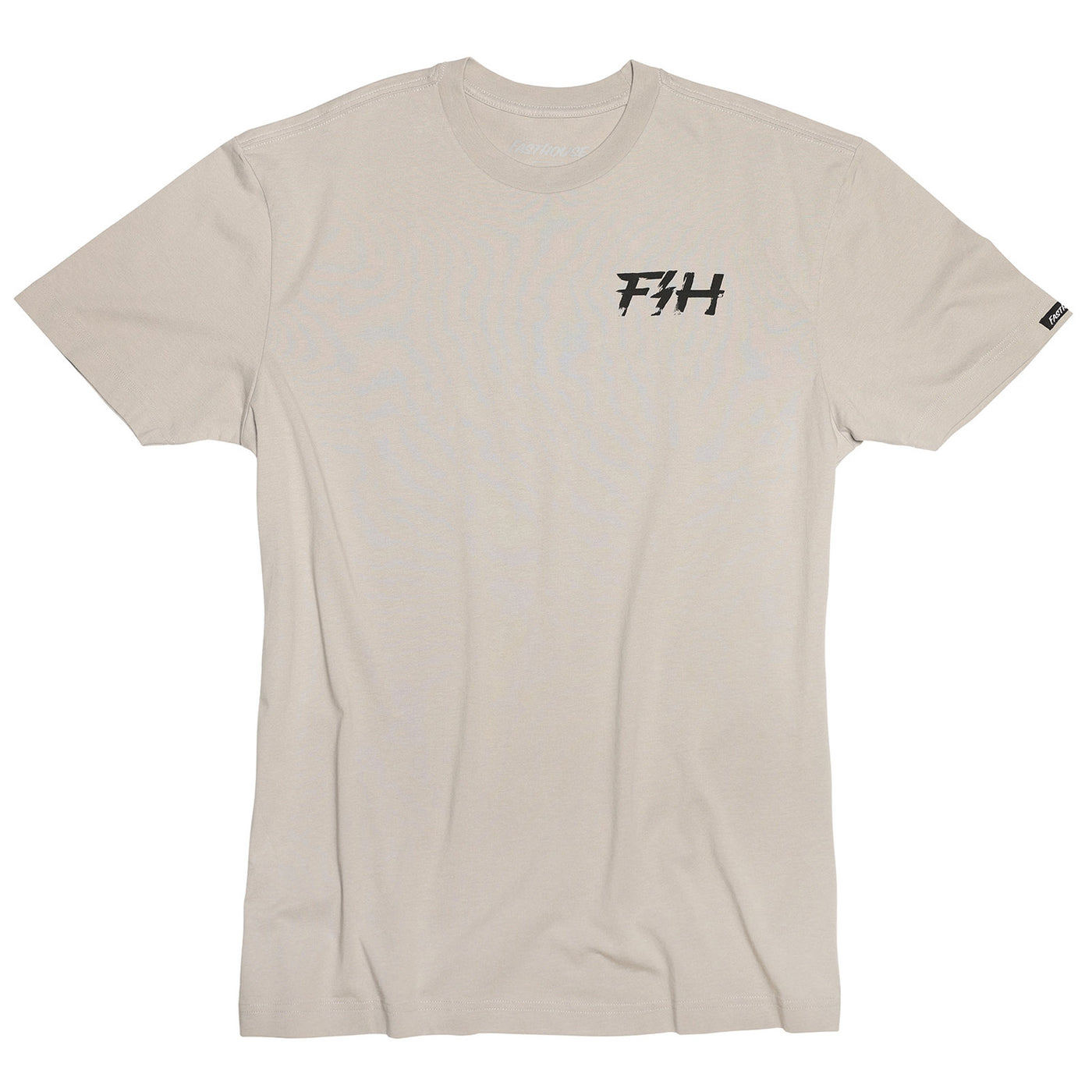 Fasthouse Surface Tee Light Gray - Front View