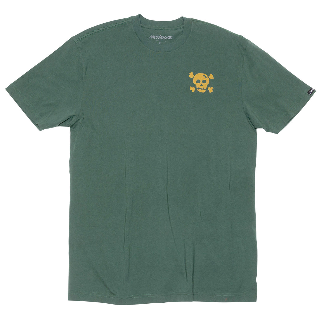 Fasthouse Seaver SS Tee Forest Green - Front View