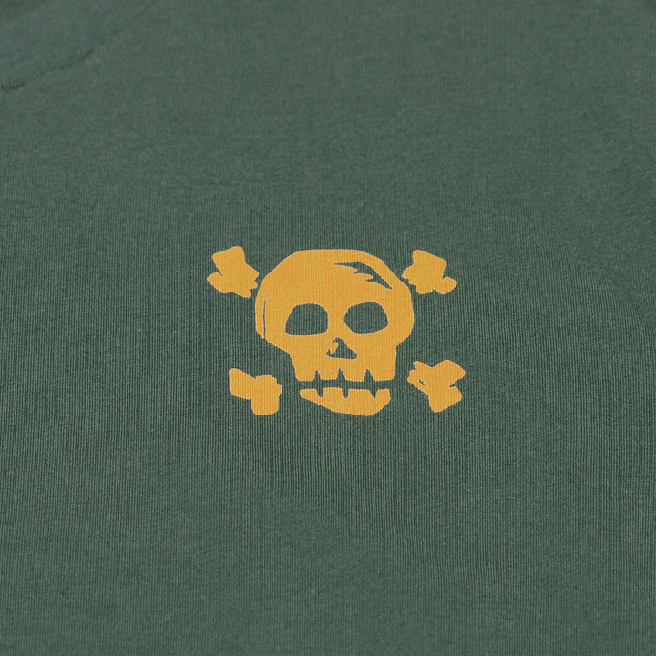 Fasthouse Seaver SS Tee Forest Green - Close-Up of Graphic on Front