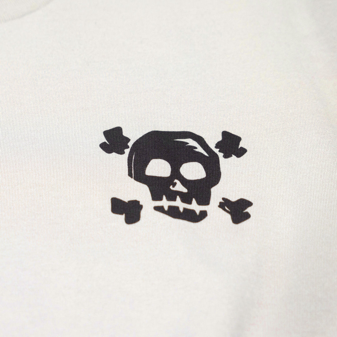 Fasthouse Seaver SS Tee Light Gray - Close-Up of Graphic on Front