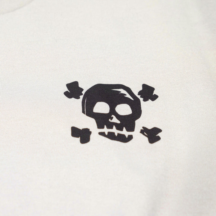 Fasthouse Seaver SS Tee Light Gray - Close-Up of Graphic on Front