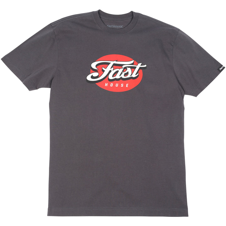 Fasthouse Tasker SS Tee Graphite Black - Front View