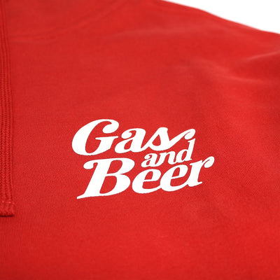 Fasthouse Tavern Hooded Pullover Cardinal - Close-Up of Graphic on Front