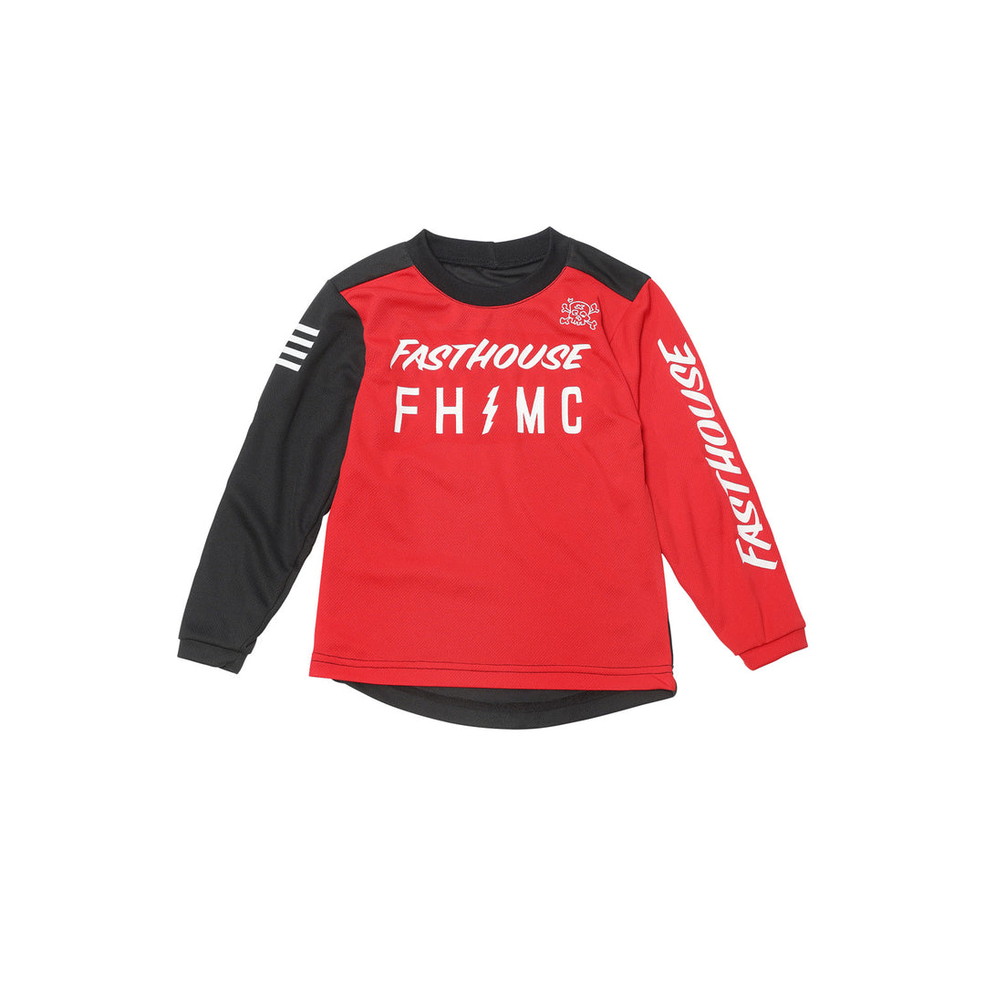 Fasthouse Toddler Akin Jersey Red/Black - Front View