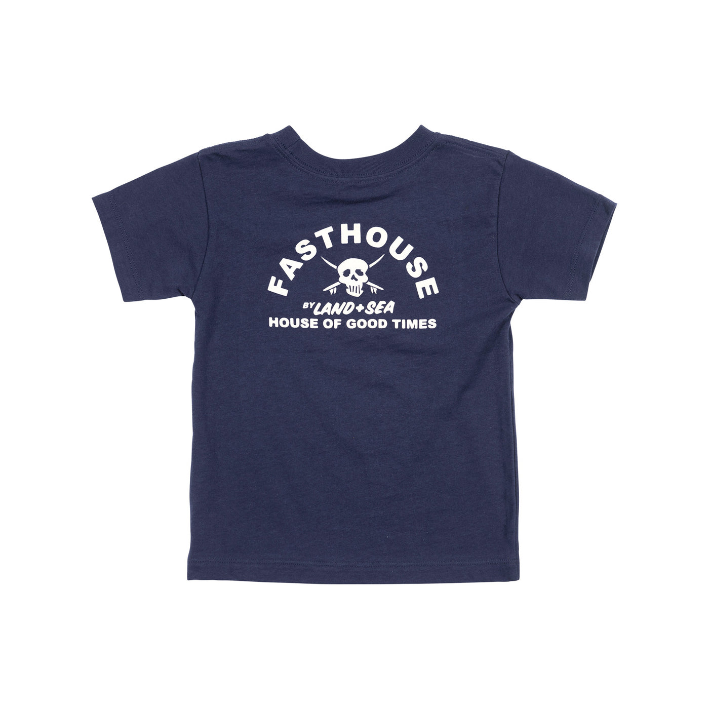 Fasthouse Toddler Break Tee Navy - Rear View